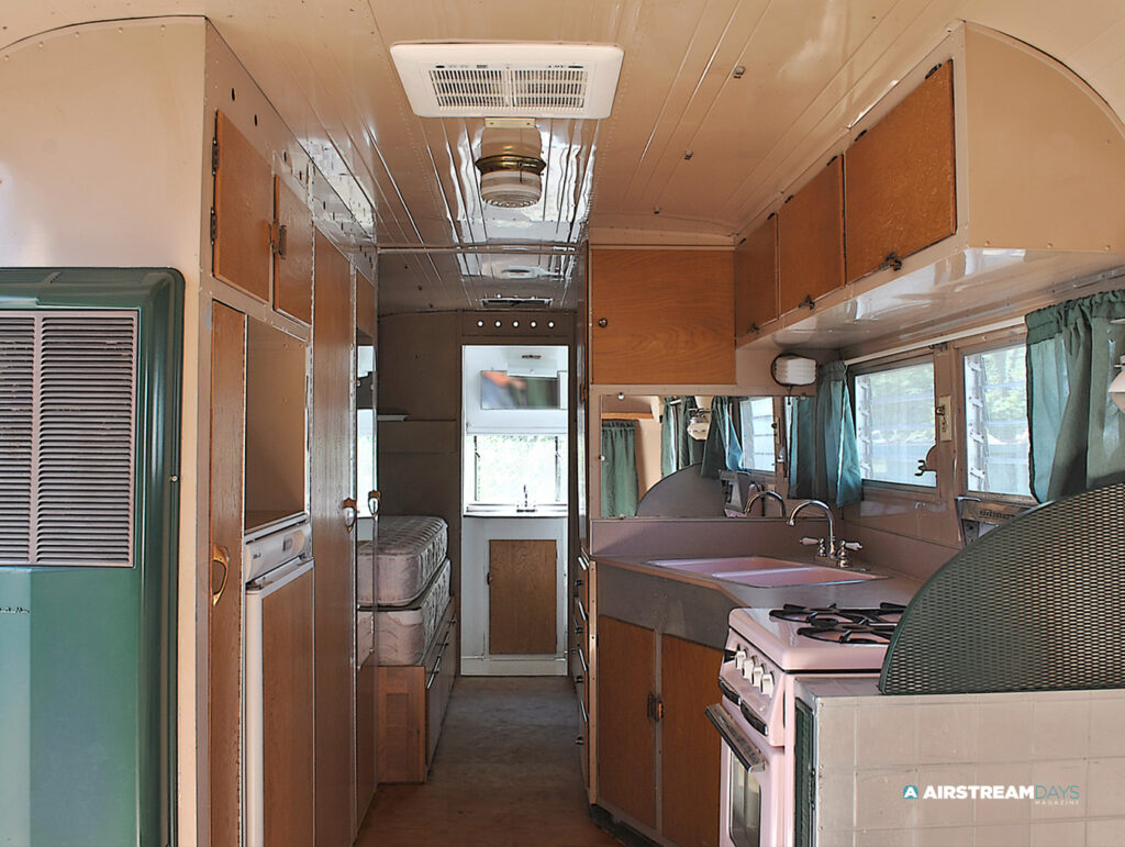 Interior view - 1959 Streamline trailer