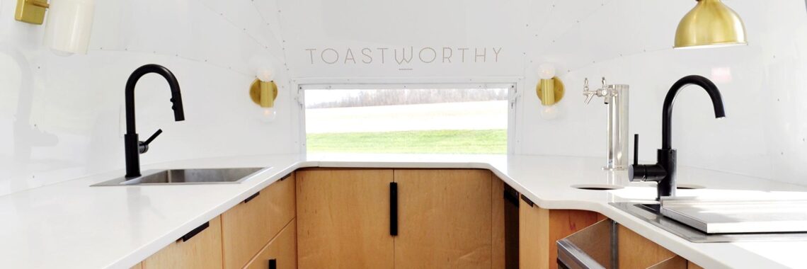 Toastworthy II - white Airstream interior