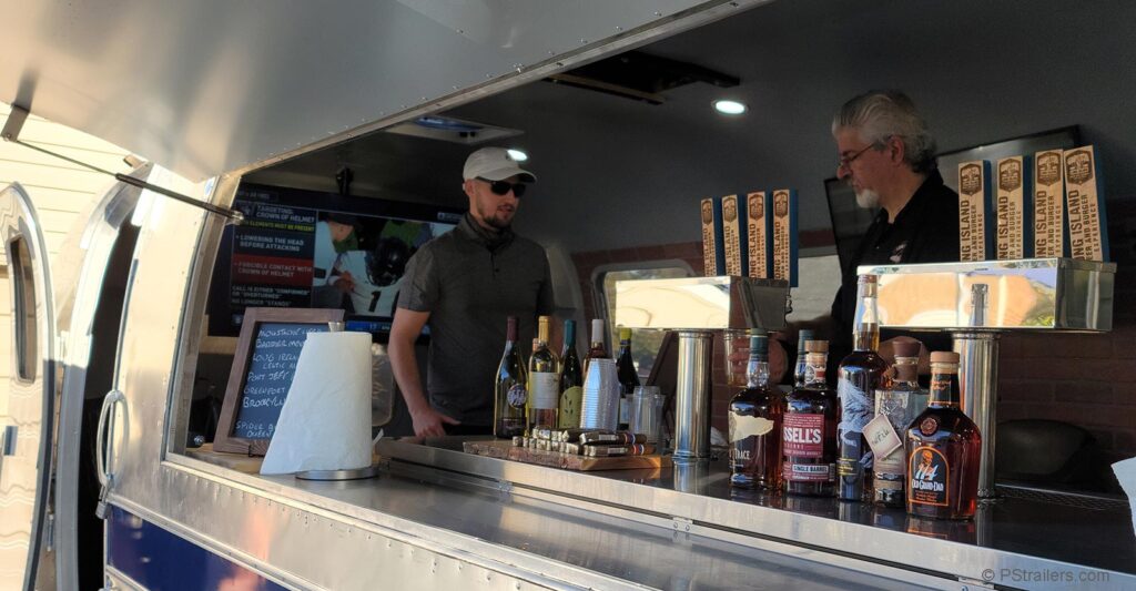 long island beer and burger bar airstream