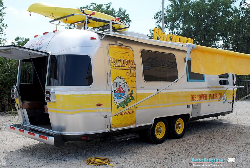 Pacifico Beer Airstream trailer w/rear loading hatch