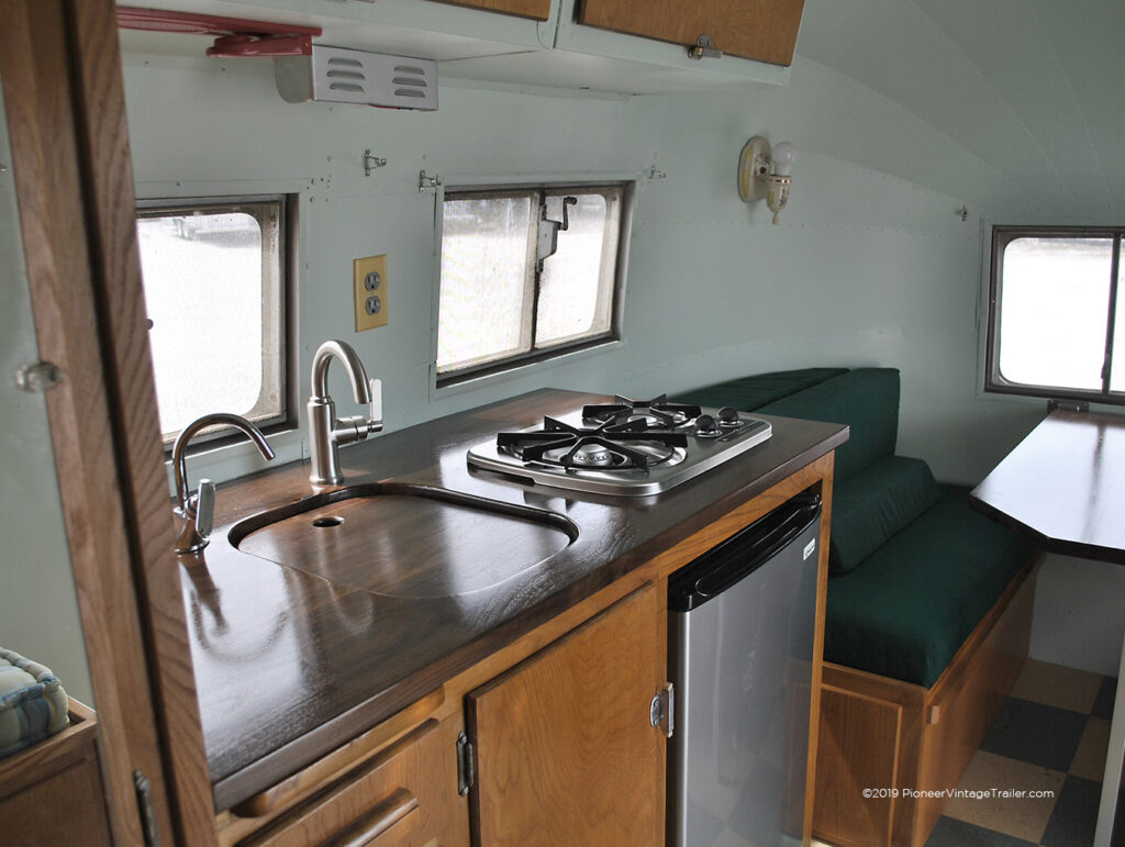 1954 Airstream Wanderer - after interior updates